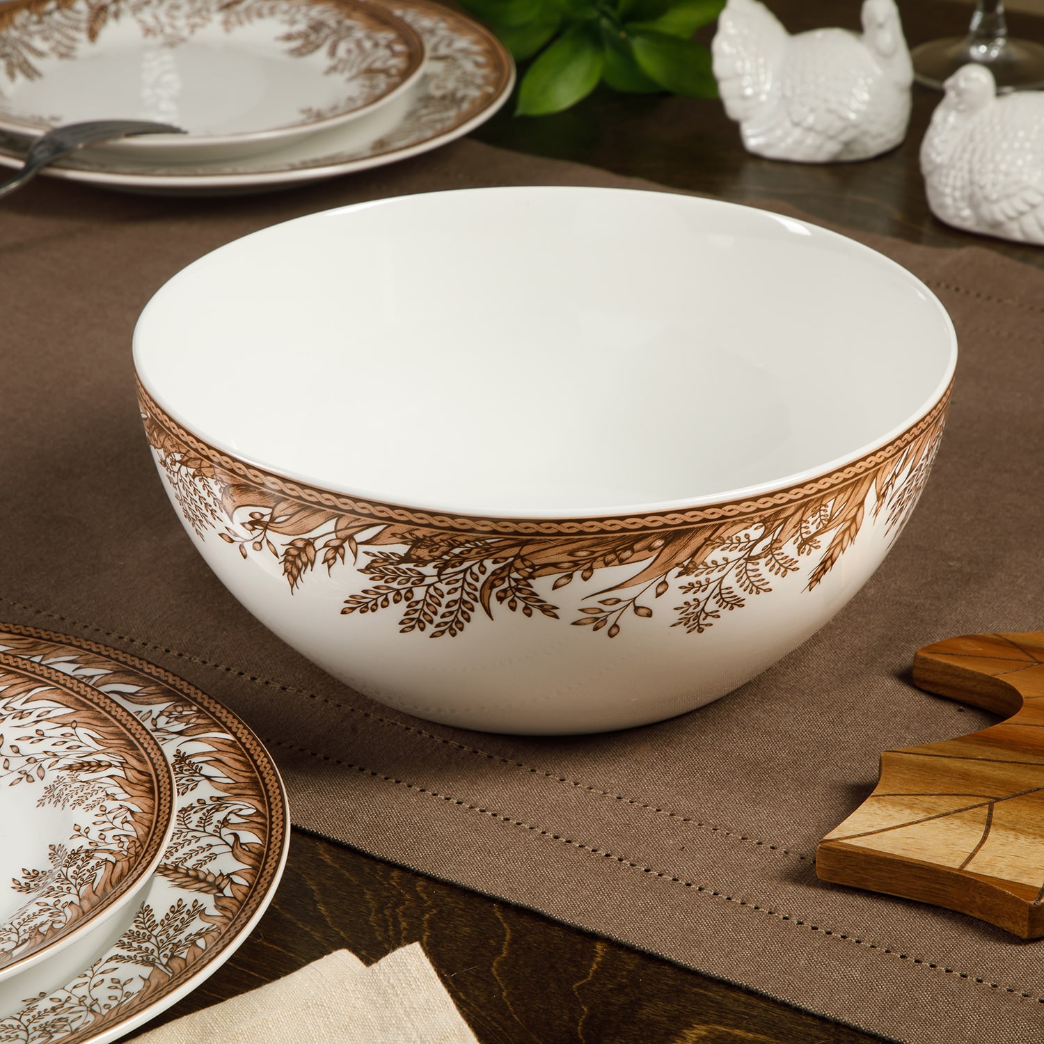 Martha Stewart Harvest 10 inch Ceramic Serve Bowl