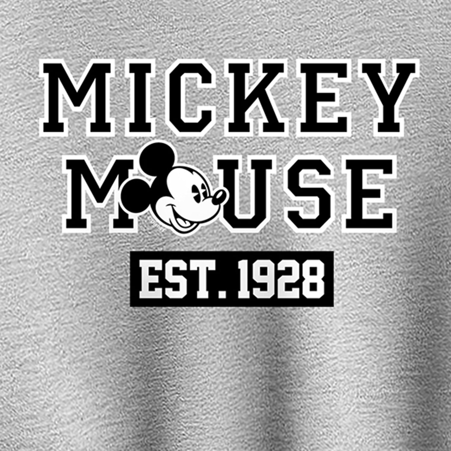 Mouse Womens Crew Neck Long Sleeve Mickey Sweatshirt