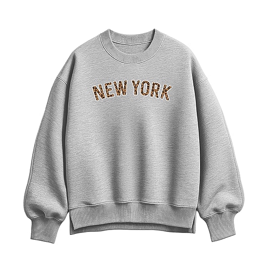 Womens Crew Neck Long Sleeve Sweatshirt
