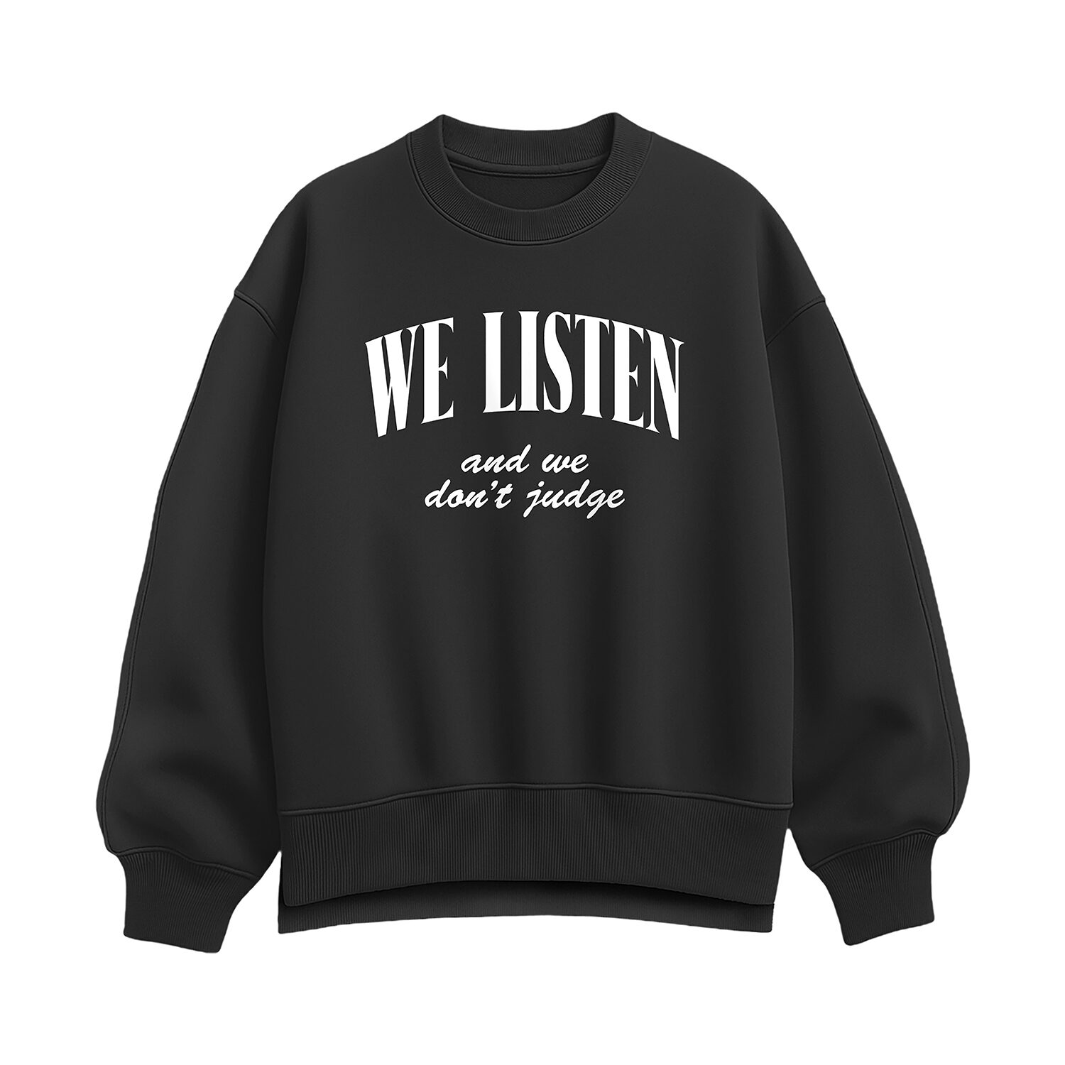 Womens Crew Neck Long Sleeve Sweatshirt