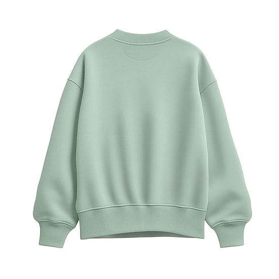 Be Happy Script Womens Crew Neck Long Sleeve Sweatshirt