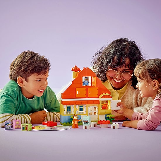 LEGO® DUPLO® Bluey Bluey's Family House With Memory Game Building Set 83-pc.