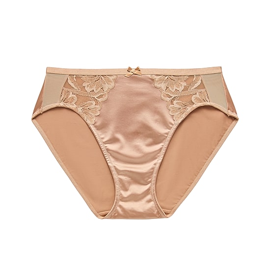 Ambrielle Tulip Lace Shine High Cut Panty