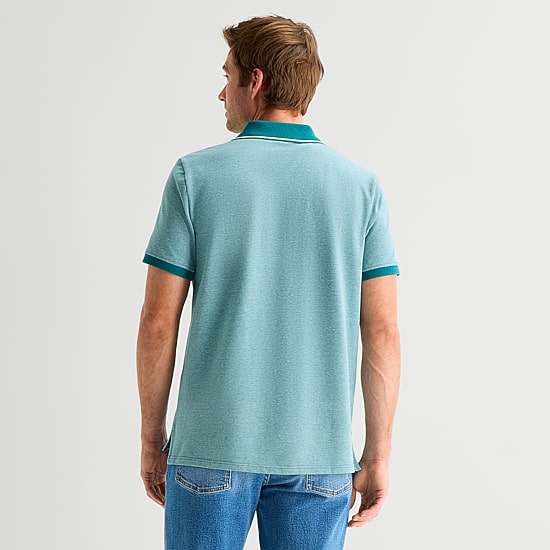 St. John's Bay Essential Oxford Mens Classic Fit Short Sleeve Polo Shirt