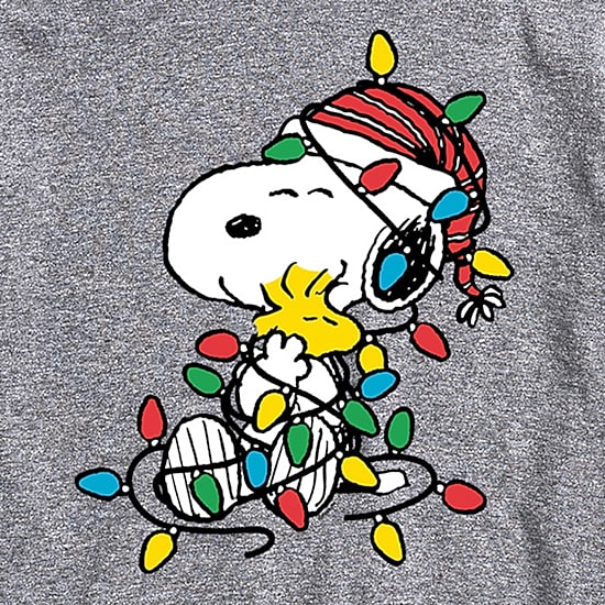 Mens Crew Neck Short Sleeve Regular Fit Snoopy Big and Tall Graphic T-Shirt