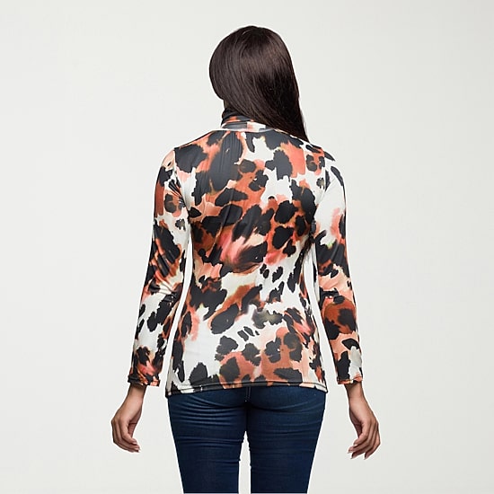 24seven Comfort Apparel Womens Long Sleeve Turtleneck