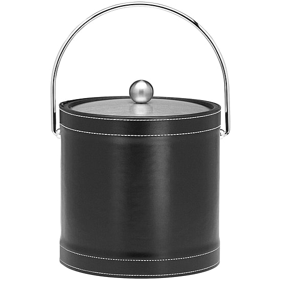 Kraftware 3-qt. Stitched Ice Bucket with Bale Handle