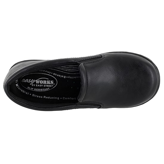 Easy Works By Easy Street Leeza Womens Round Closed Toe Slip-On Shoe
