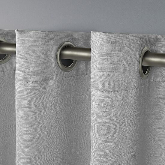Exclusive Home Curtains Oxford Grommet Top Energy Saving Blackout Set of 2 Curtain Panel