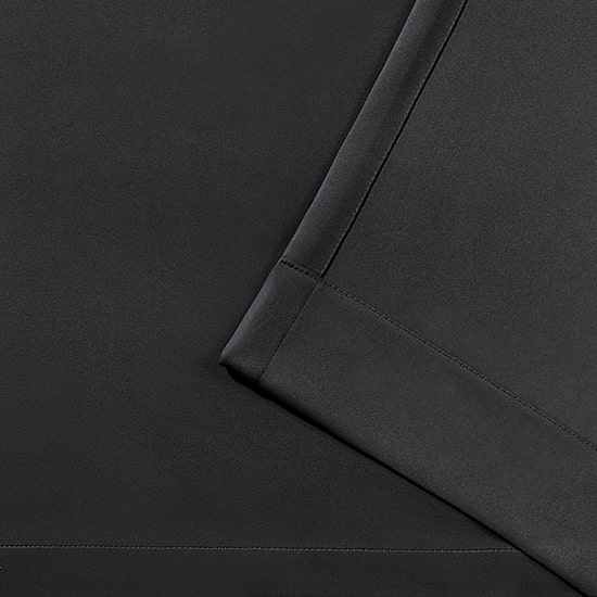 Exclusive Home Curtains Sateen Patio Energy Saving Blackout Grommet Top Single Patio Door Curtain