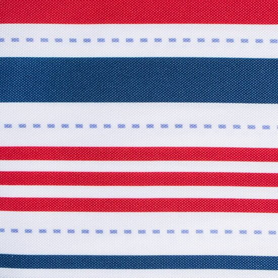 Design Imports Patriotic Stripe Outdoor Tablecloth