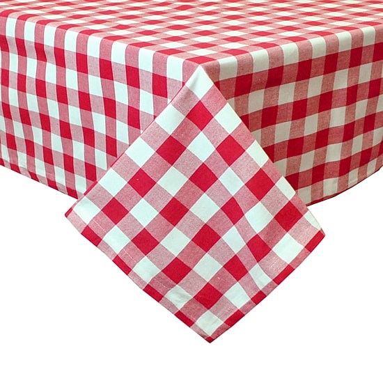 Design Imporrt Checkers Tablecloth