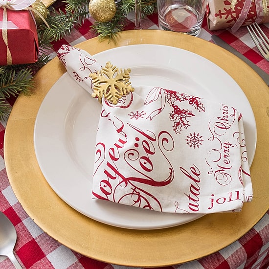 Design Imporrt Checkers Tablecloth