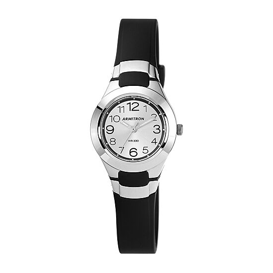 Armitron Pro Sport Womens Black Strap Watch 25/6418blk
