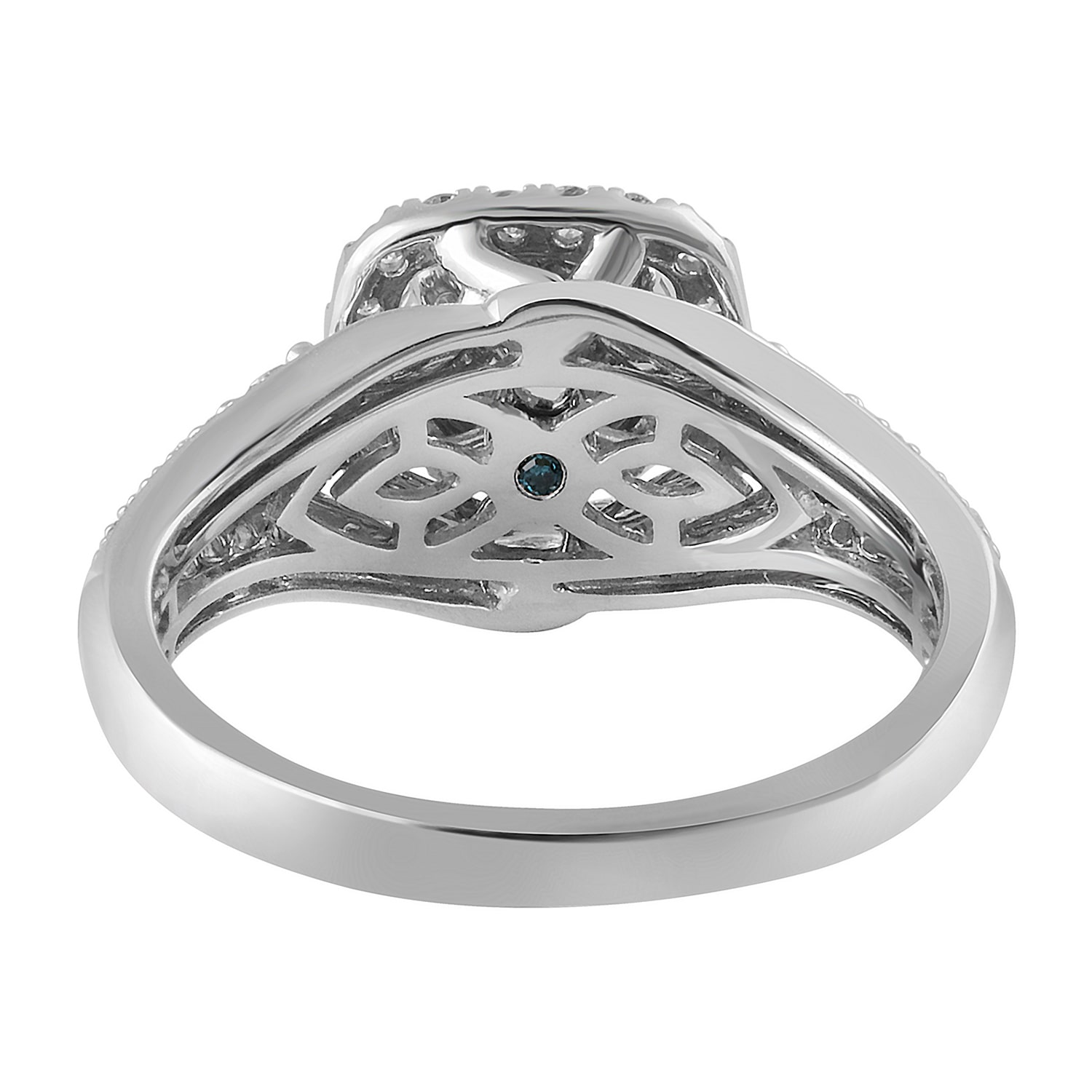 Signature By Modern Bride Womens 1 CT. T.W. Natural White Diamond 14K Gold Halo Bridal Set