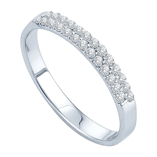 1/4 CT.T.W. Natural Diamond Band