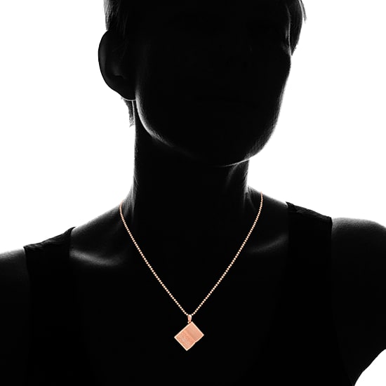 Steeltime Open Bible Lord'S Prayer Mens 18K Rose Gold Over Stainless Steel 18 Inch Pendant Necklace