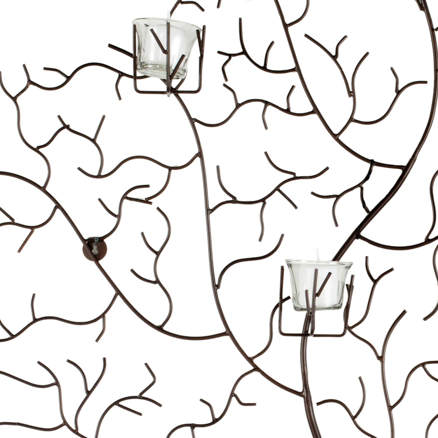 Safavieh Votive Tea Trees + Leaves Metal Wall Art
