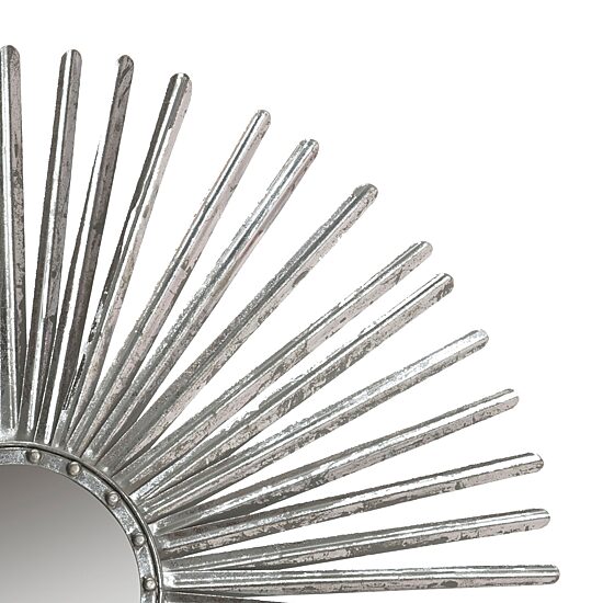 Safavieh Shanira Silver Wall Mount Sunburst Wall Mirror