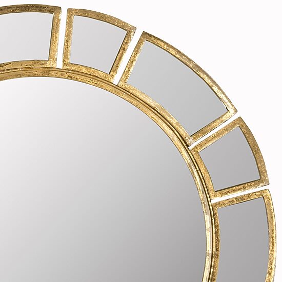 Safavieh Deco Antique Gold Wall Mount Sunburst Wall Mirror