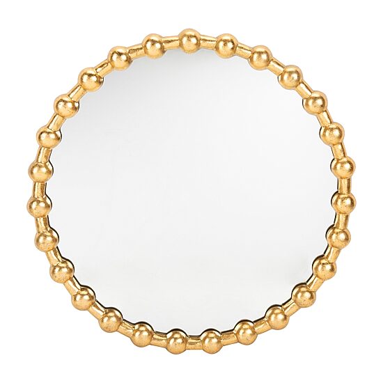 Safavieh Eden Gold Foil Wall Mount Round Wall Mirror