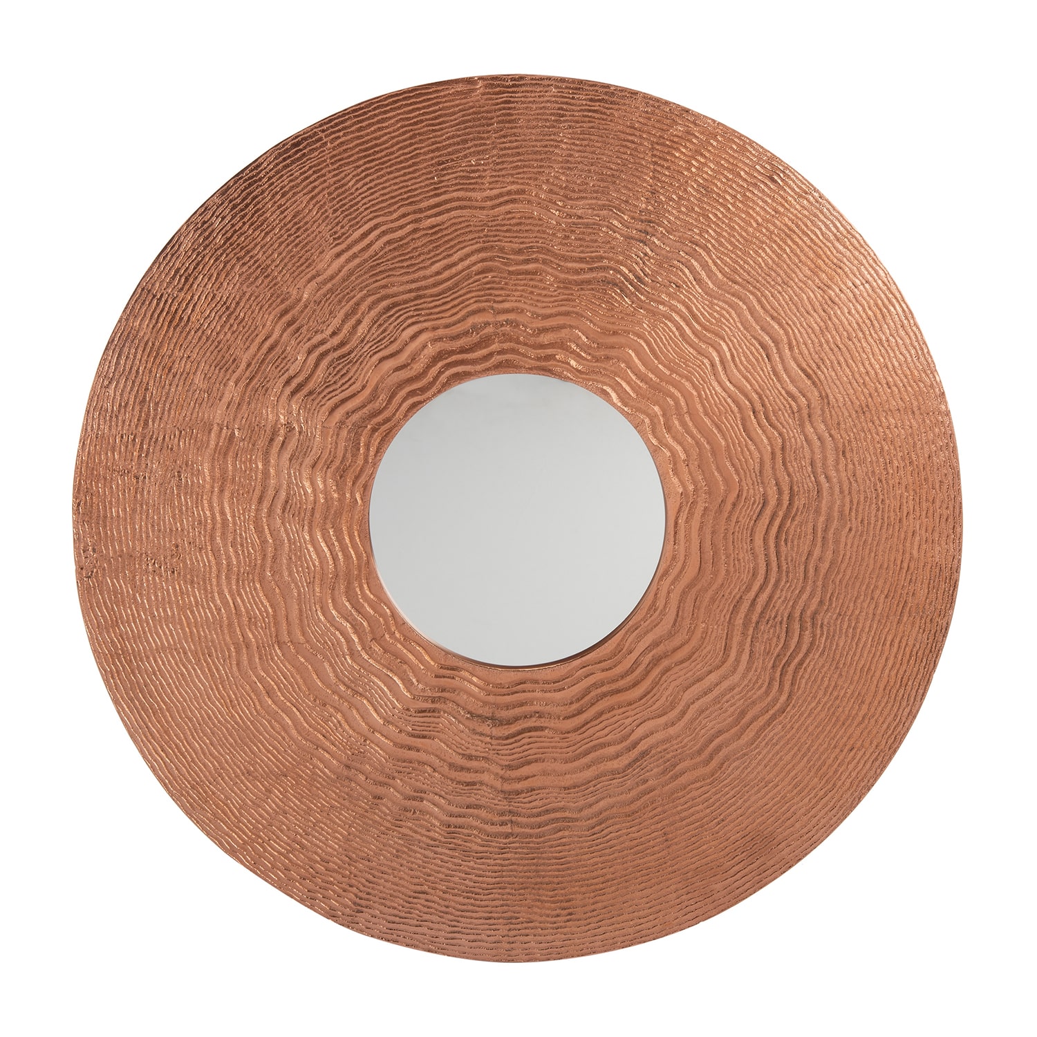Safavieh Dover Copper Wall Mount Round Wall Mirror