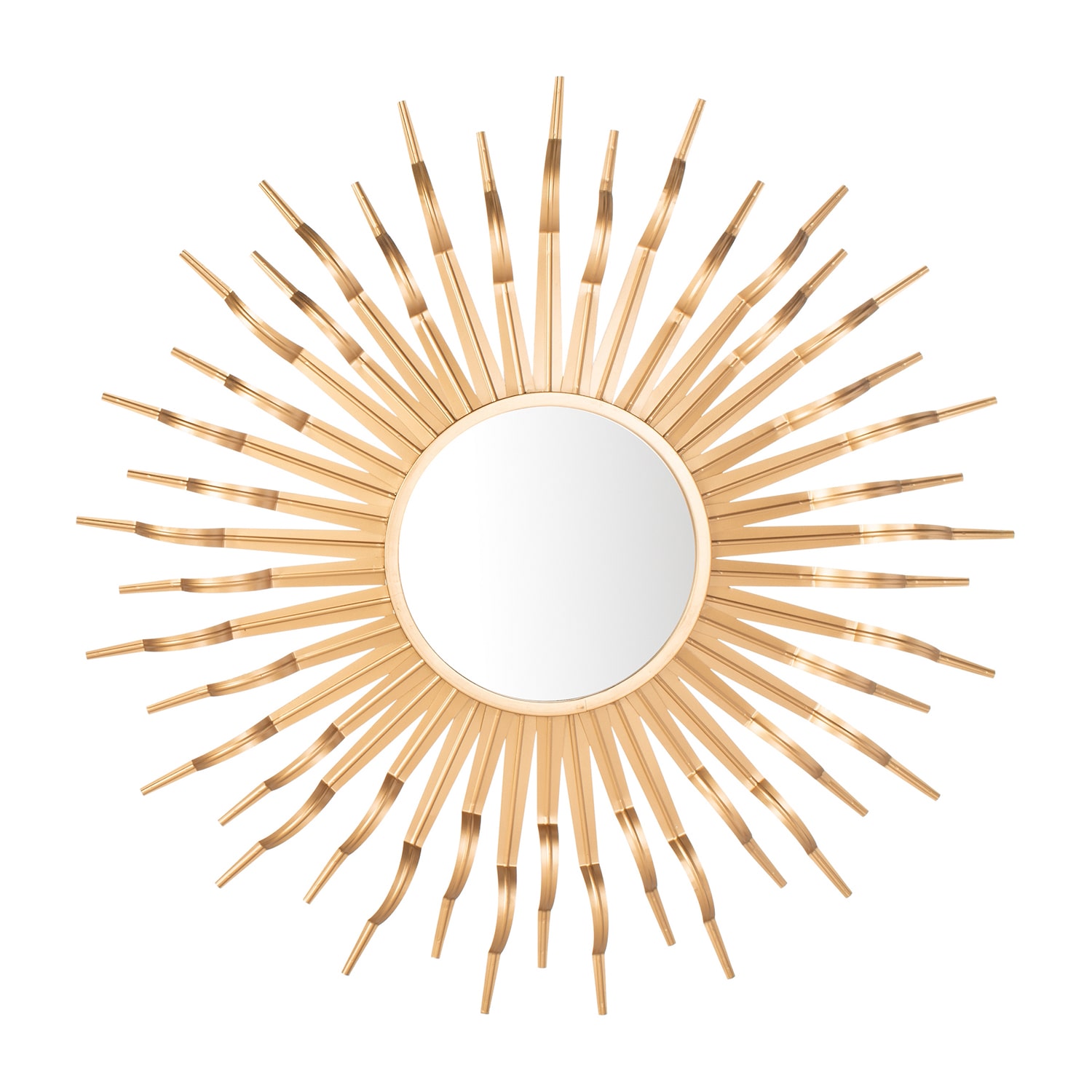 Safavieh Naya Gold Wall Mount Sunburst Wall Mirror