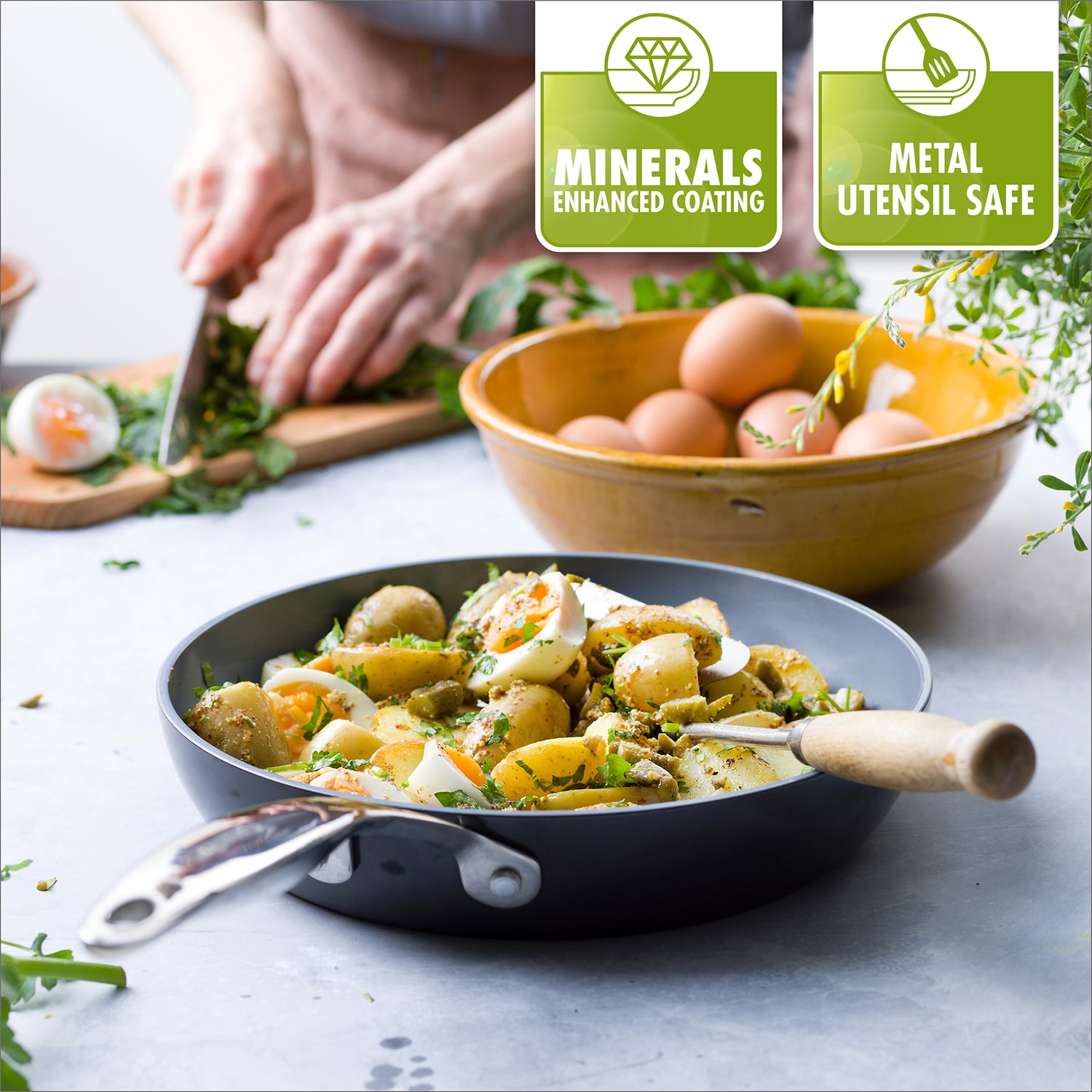 GreenPan Valencia Pro 10 Inch Hard Anodized Ceramic Frying Pan