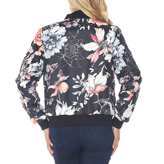 White Mark Womens Midweight Bomber Jacket