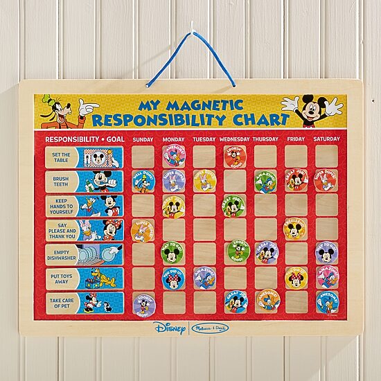 Melissa & Doug Mickey Mouse My Magnetic Responsibility Chart