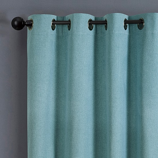 Max Blackout Baylor Grommet Top Energy Saving 100% Blackout Single Curtain Panel