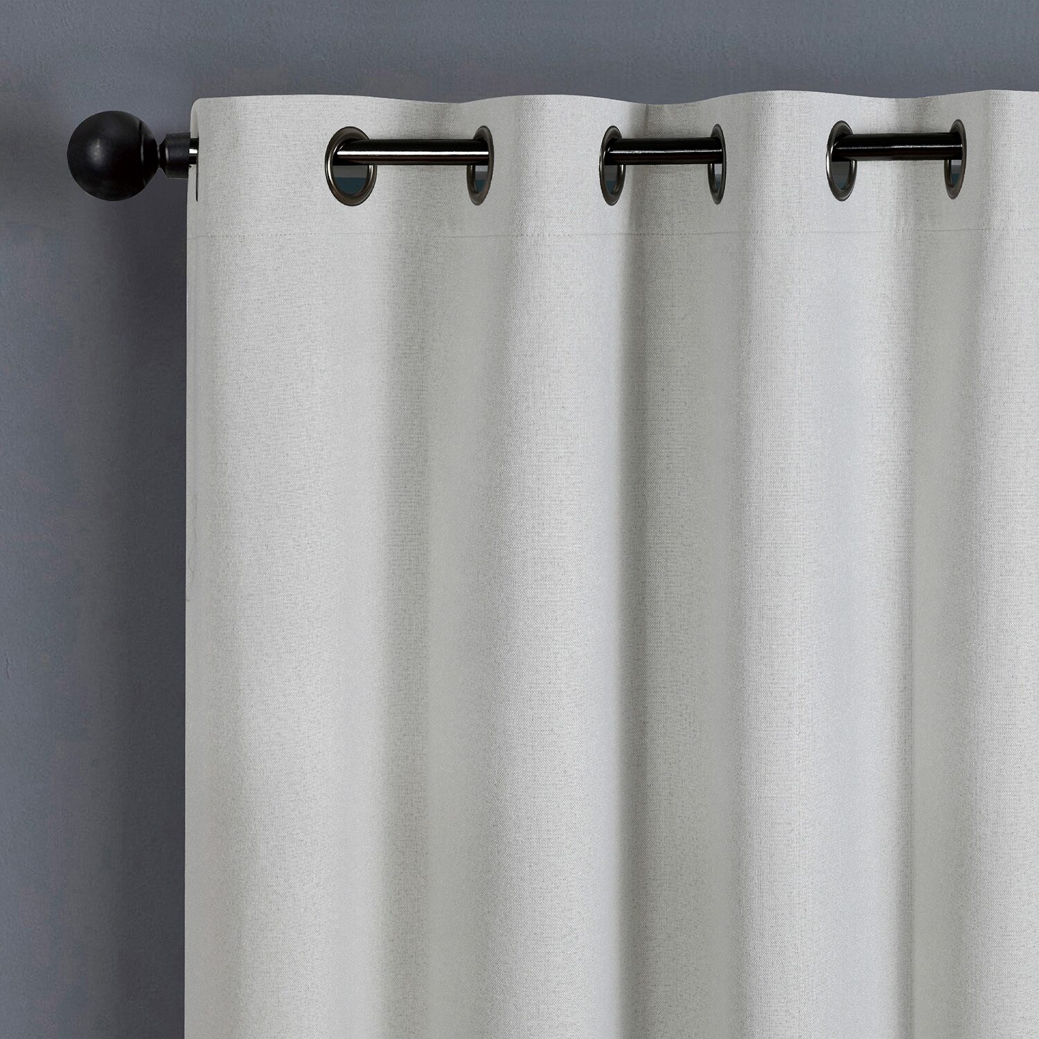 Max Blackout Baylor Grommet Top Energy Saving 100% Single Curtain Panel