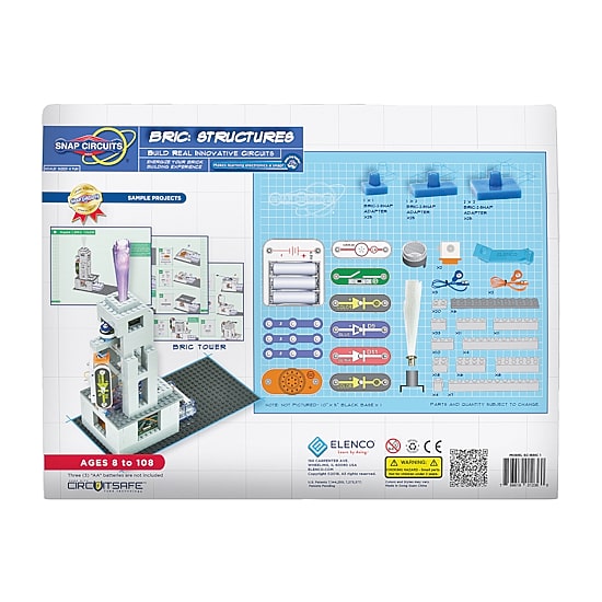 Snap Circuits Bric Structures & Electronics Exploration Kit Electronic Learning