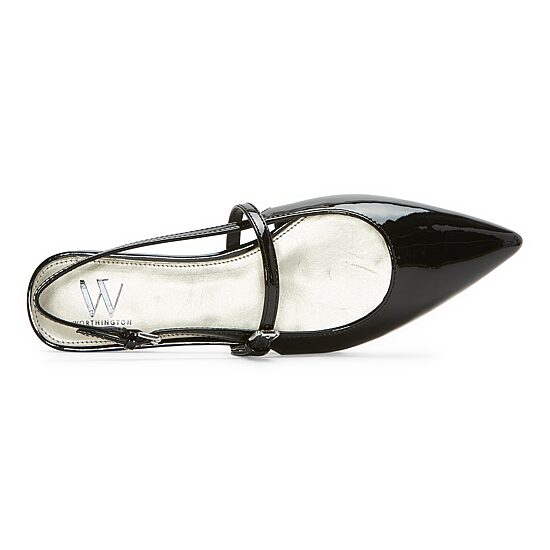 Worthington Khloe Womens Pointed Closed Toe Ballet Flats