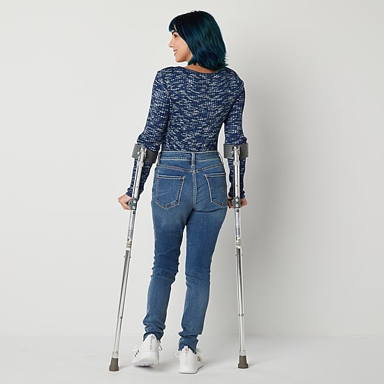 a.n.a Womens Mid Rise Adaptive Hidden Access Opening Skinny Fit Jegging Jean