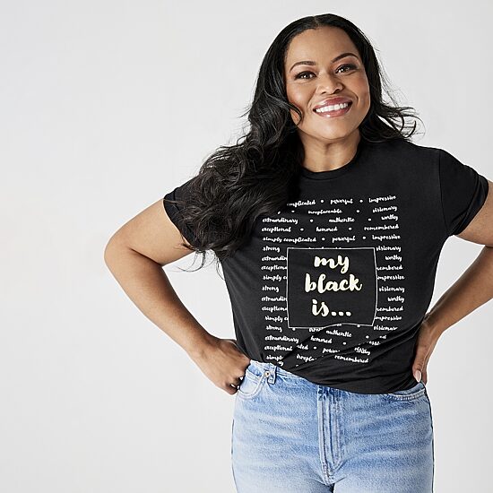 Hope & Wonder Black History Month Adult Short Sleeve Graphic T-Shirt