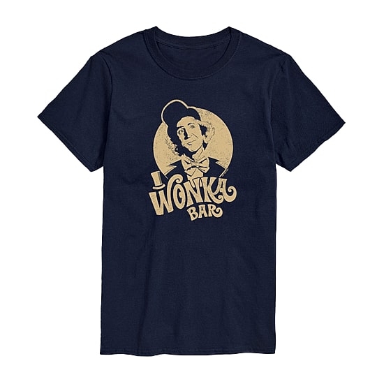 Mens Short Sleeve Willy Wonka Graphic T-Shirt