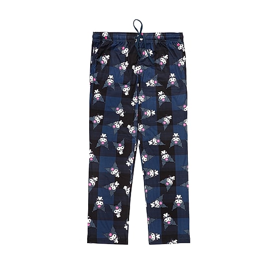 Womens Plush Kuromi Pajama Pants