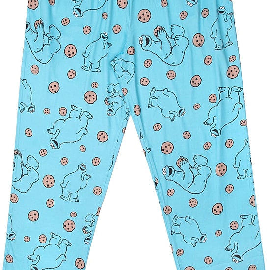 Womens Plush Sesame Street Pajama Pants