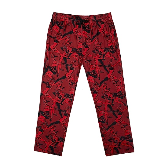Harley Quinn Womens Plush Crew Neck Short Sleeve 2-pc. Pajama Set