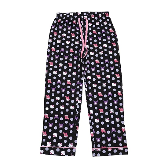 Womens Hello Kitty Plush Crew Neck Short Sleeve 2-pc. Pajama Set