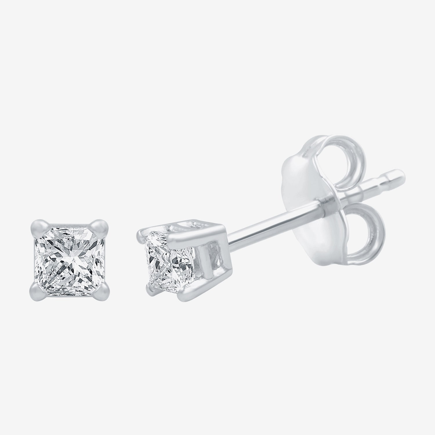 ( G/SI1-SI2 ) 1/4 CT. T.W. Lab-Grown Diamond 14K Gold Round Stud Earrings