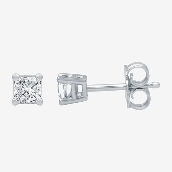 ( G/SI1-SI2 ) 1/4 CT. T.W. Lab-Grown Diamond 14K Gold Round Stud Earrings