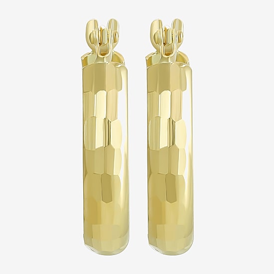 14K Gold Small Hoop Earrings 