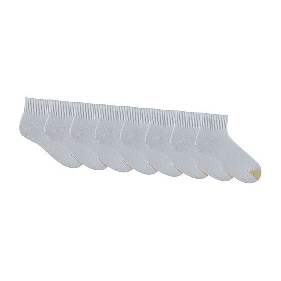 Gold Toe Athletic Sport Bonus Pack Mens 8 Pair Quarter Ankle Socks