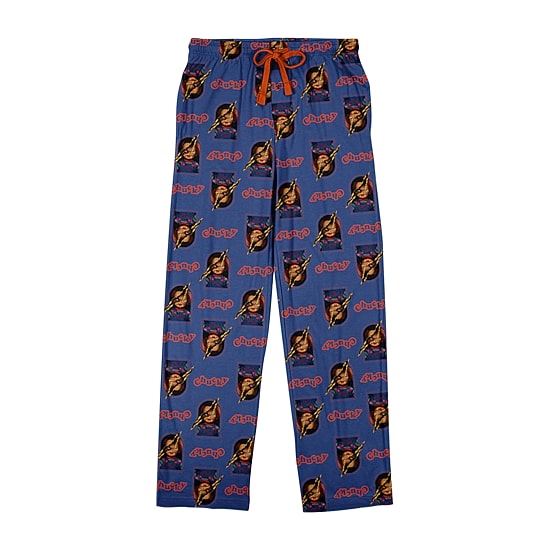 Chucky Mens Crew Neck Short Sleeve 2-pc. Pajama Set