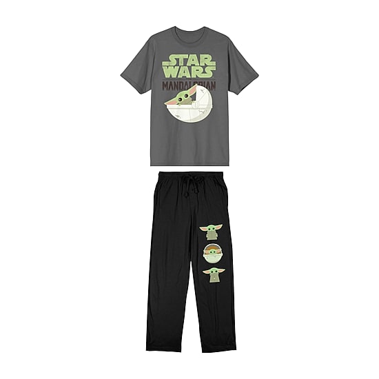 Star Wars Mens Crew Neck Short Sleeve 2-pc. Pajama Set
