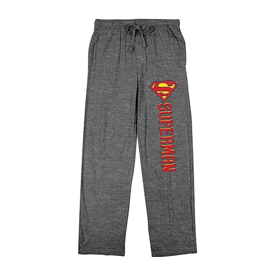 Superman Mens Crew Neck Short Sleeve 2-pc. Pajama Set