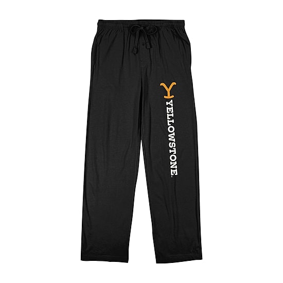 Yellowstone Mens Crew Neck Short Sleeve 2-pc. Pajama Set