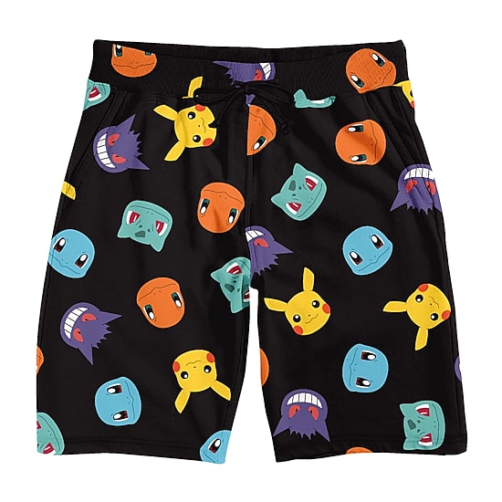 Pokemon Mens Crew Neck Short Sleeve 2-pc. Pajama Set